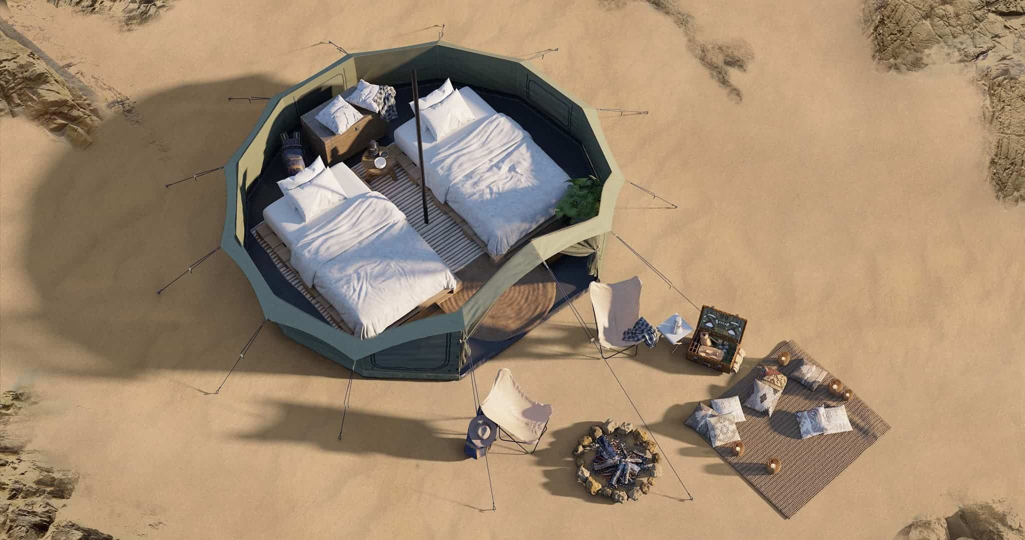 Tente Haut de gamme Jay Bell 4.4 Wottex™FR  AUTHENTIC 