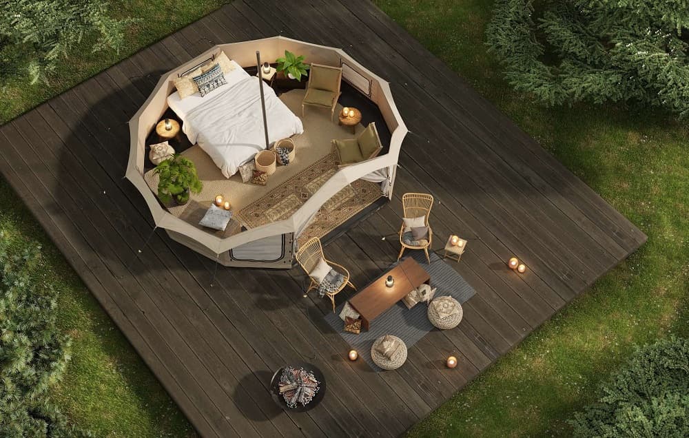 Tente Haut de gamme Jack Bell 5.2 Wottex™FR  AUTHENTIC