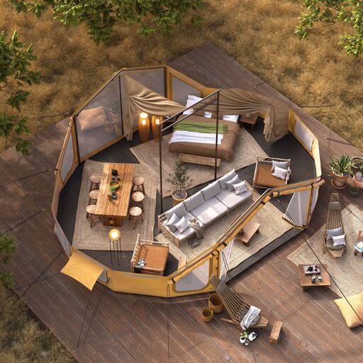 Tente Haut de gamme  Billy-Joe 7.2 Wottex™FR  AUTHENTIC