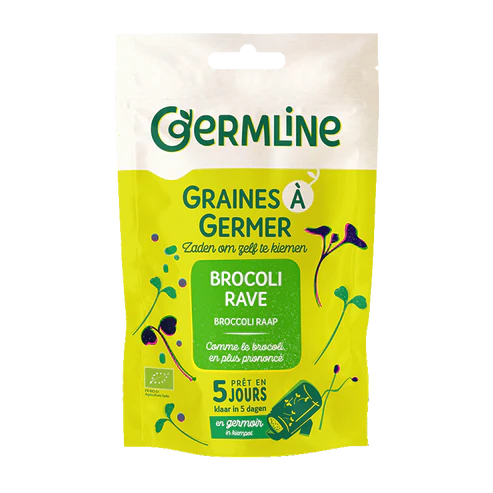 Graines à germer biologiques de brocoli rave, 150g
