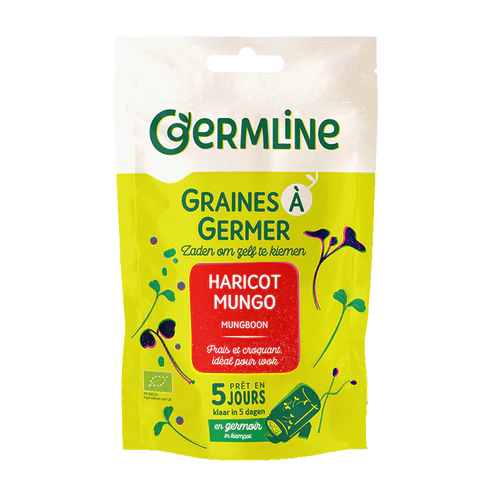 Graines à germer biologiques de haricot Mungo, 200g