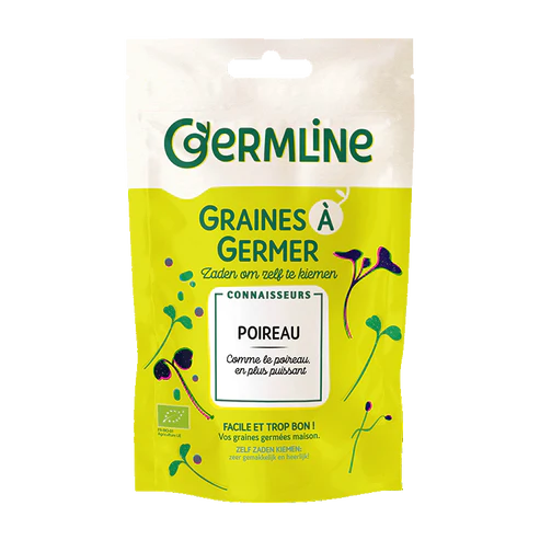 Graines à germer biologiques de poireau, 50g