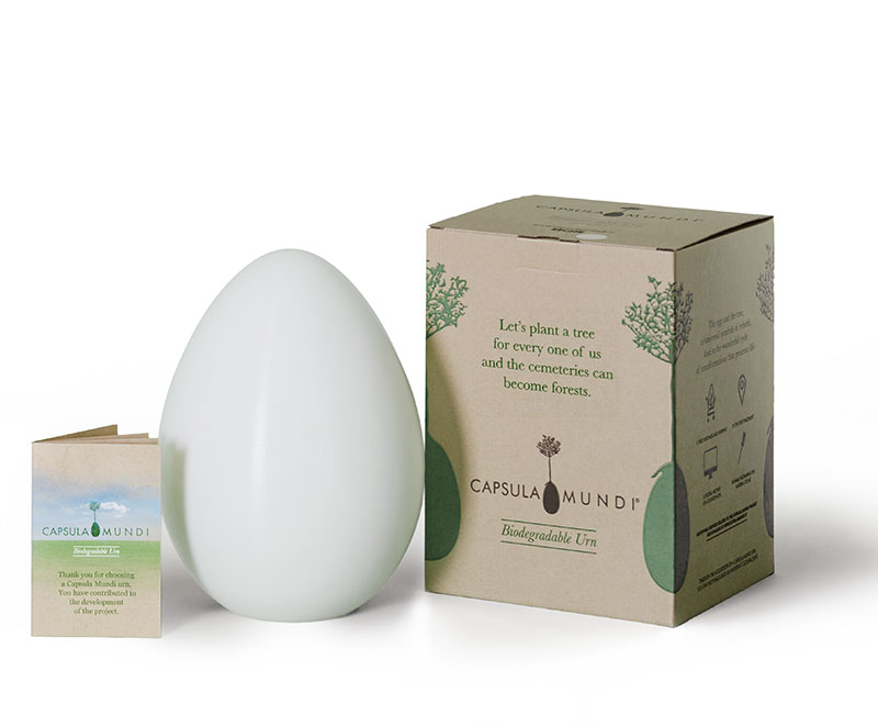 Urne biodégradable BLANCHE