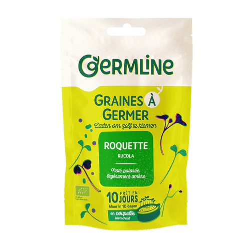 Graines à germer biologiques de roquette, 100g