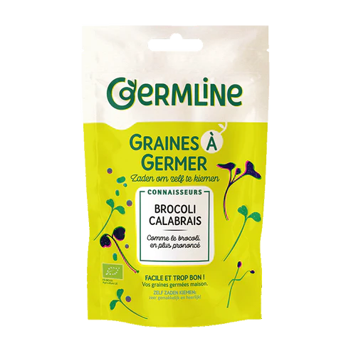 Graines à germer biologiques de brocoli Calabrais, 100g
