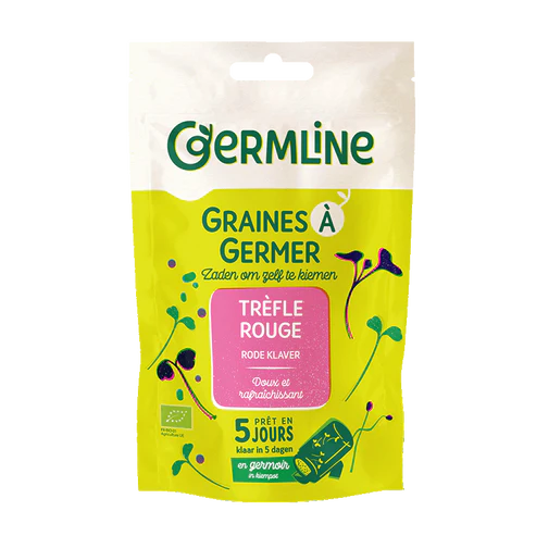 Graines à germer biologiques de trèfle rouge, 150g GERMLINE