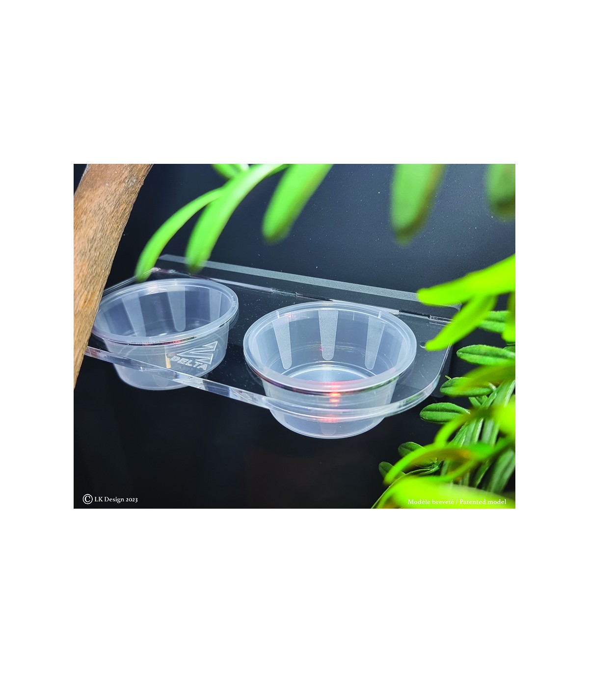 Double mangeoire Delta CupHolder TERRA DELTA