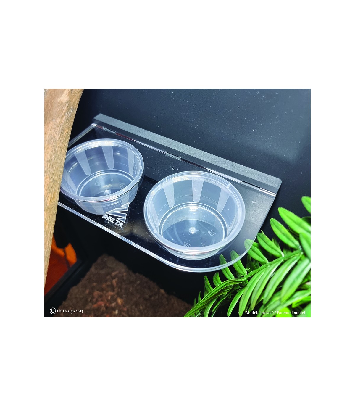 Double mangeoire Delta CupHolder TERRA DELTA