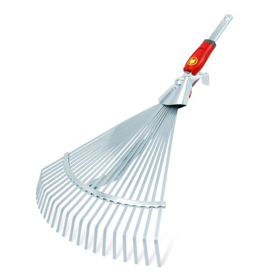 Balai à gazon réglable 36 à 58 cm - 22 dents plates MULTI-STAR - UCM OUTILS WOLF