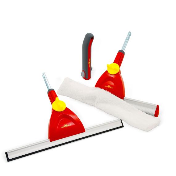 Set d’entretien des vitres + manche MULTI-STAR - SETFM2 OUTILS WOLF