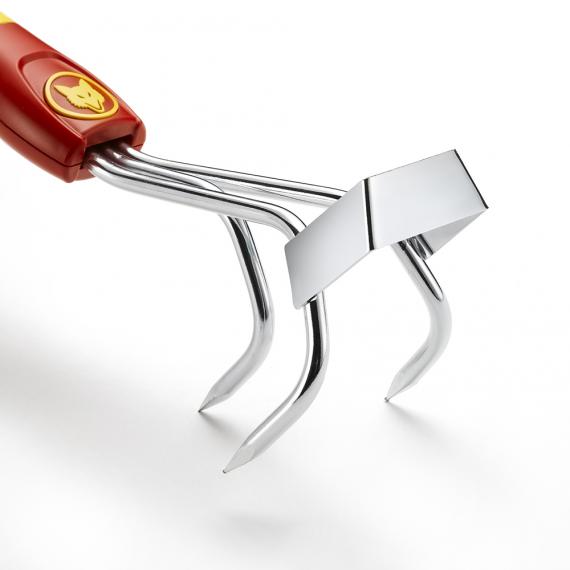 Petite griffe-sarcleuse 3 dents + grattoir MULTI-STAR - LBM OUTILS WOLF