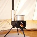 Petit Poêle Cuisinière à bois  (+ sortie de poêle Gratuite) FRONTIER