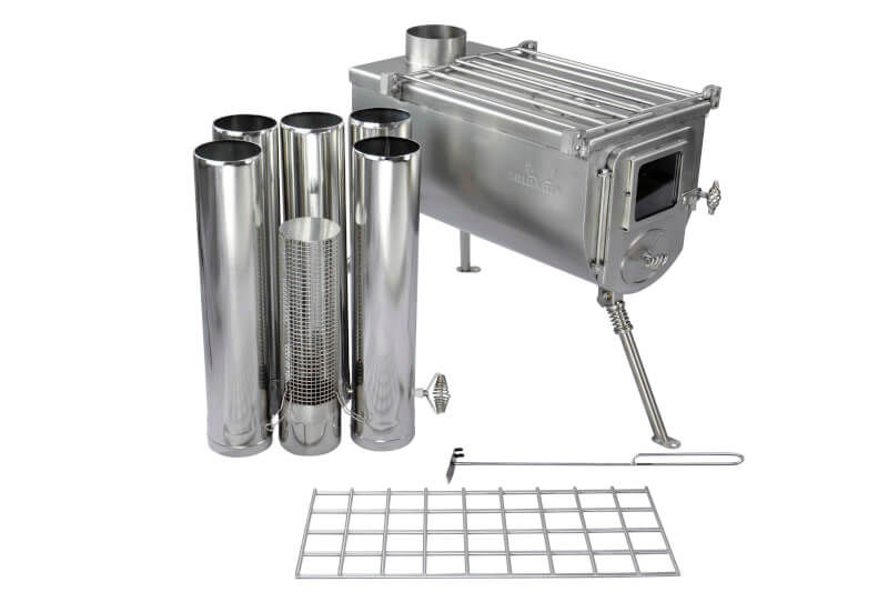 Poêle à bois camping Woodlander L (+ sortie Exit ) WINNERWELL