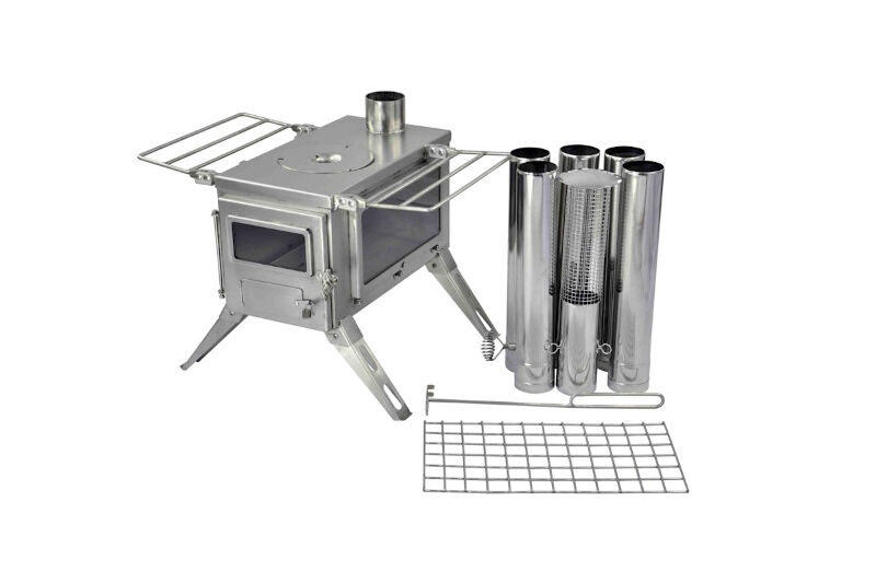  Poêle à bois camping Nomad View M (+sortie Exit ) WINNERWELL