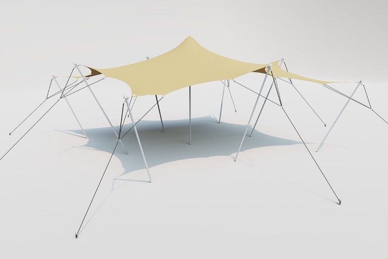 Tente de prospection  QH (Heavy) 6×6 STRETCH FLEX