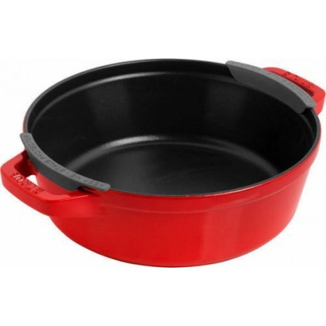 Batterie de Cocotte en fonte empilable cerise Ø 24 cm - 4 pièces STAUB