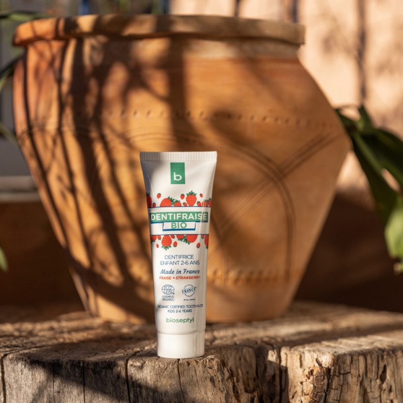 Dentifrice Fraise Enfant  Bio BIOSEPTYL