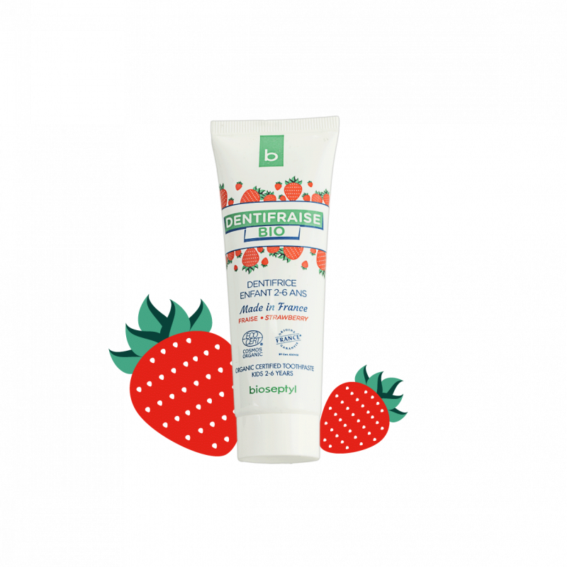Dentifrice Fraise Enfant Bio BIOSEPTYL