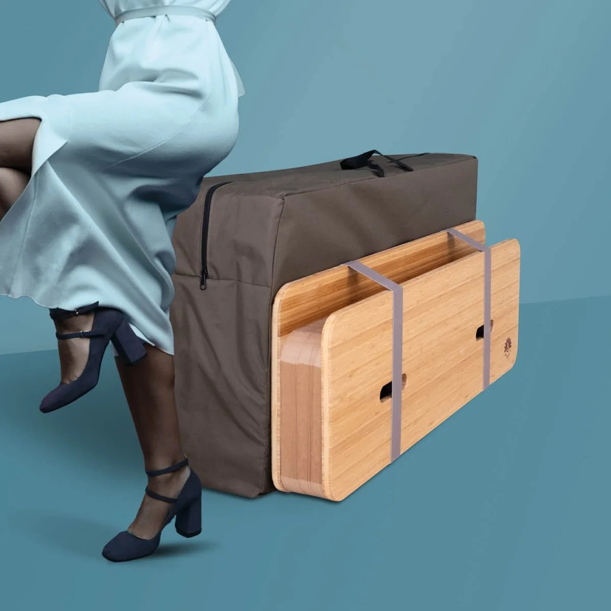 Lit pliable - Sommier avec matelas, Jules Médium STOOLY