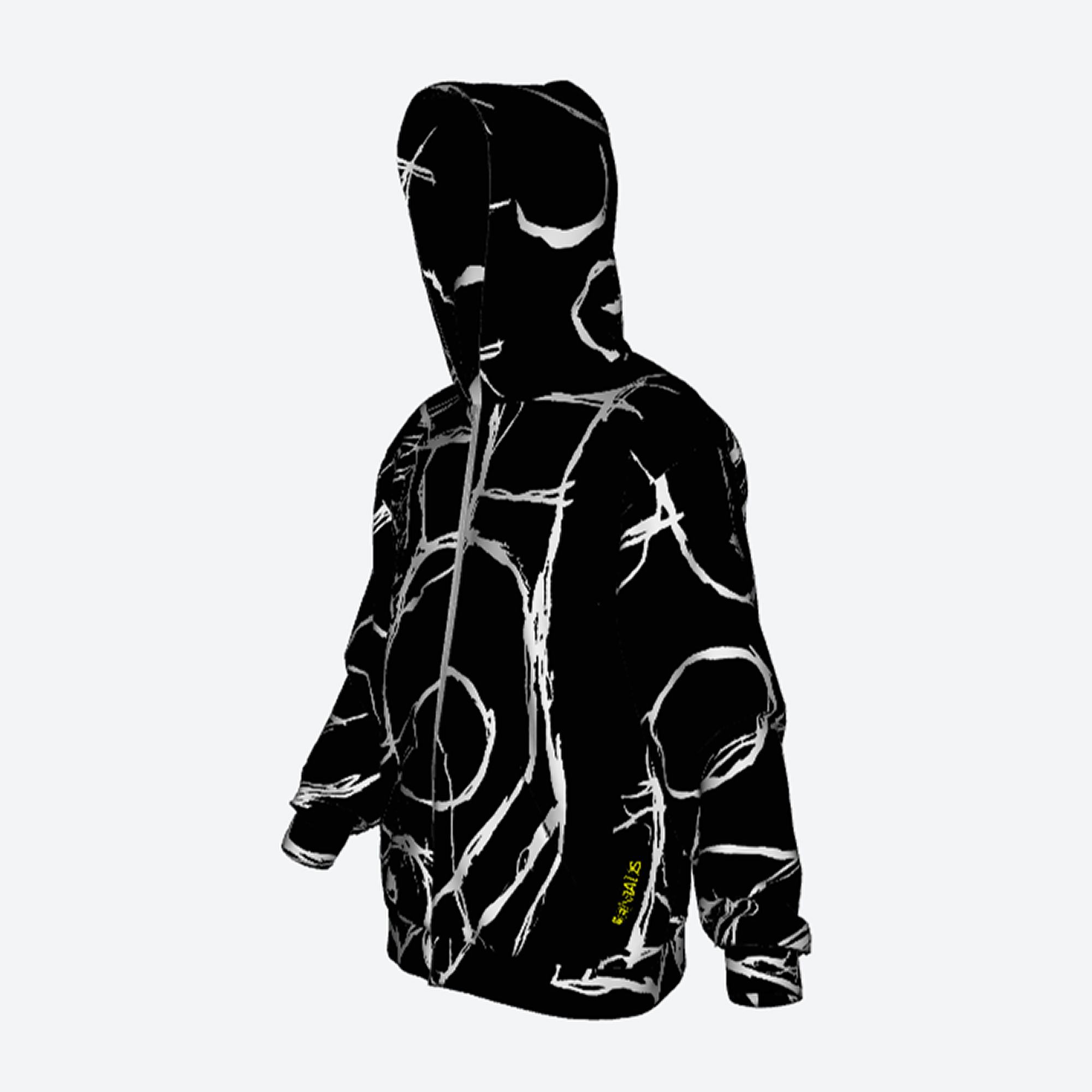 LINEA Unisex Art Zipper Hoodie