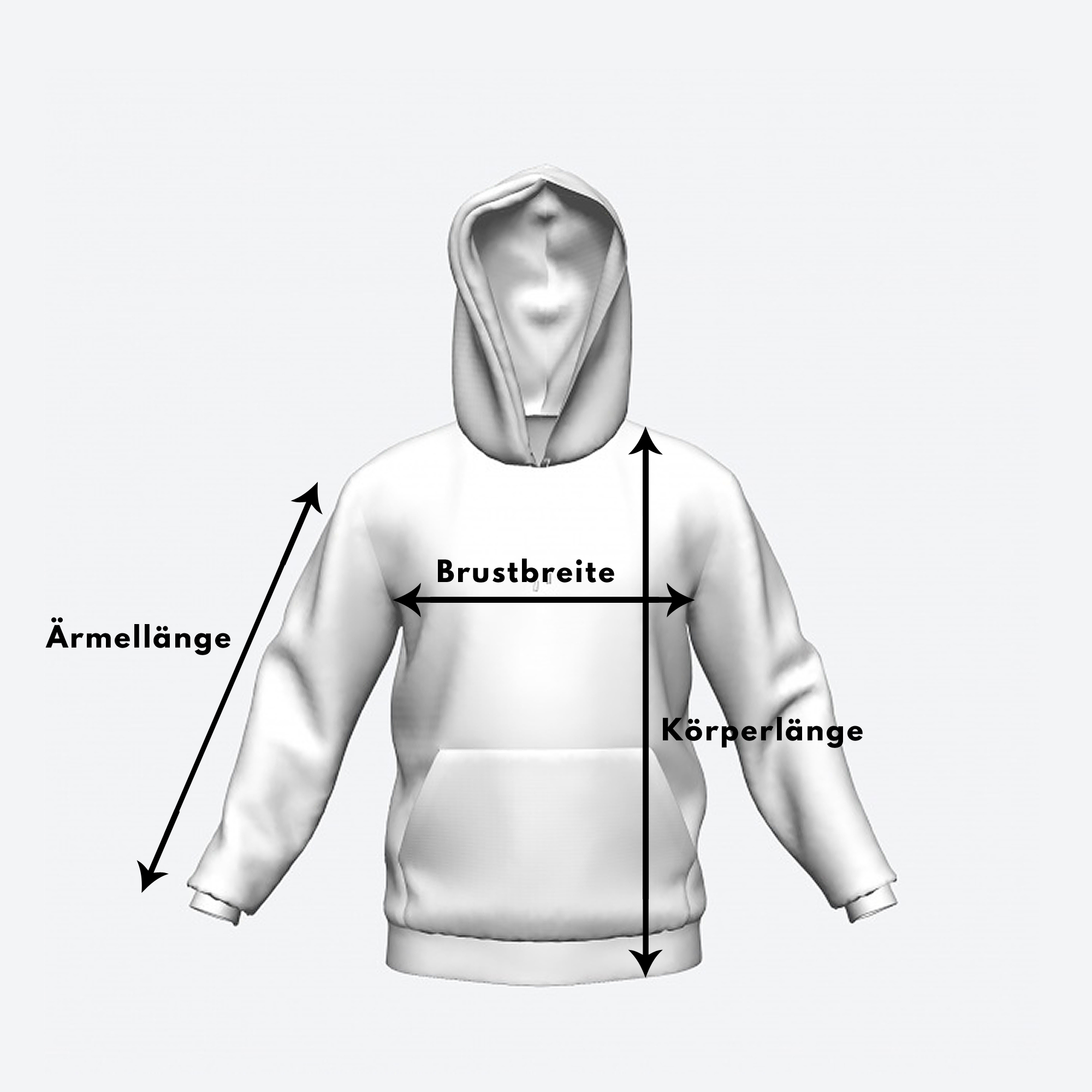 WEIRDO THREE Unisex Art Hoodie