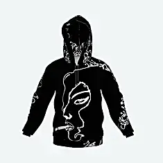 BLACK MANUKA Unisex Art Hoodie