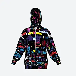 WEIRDO THREE Unisex Art Zipper Hoodie