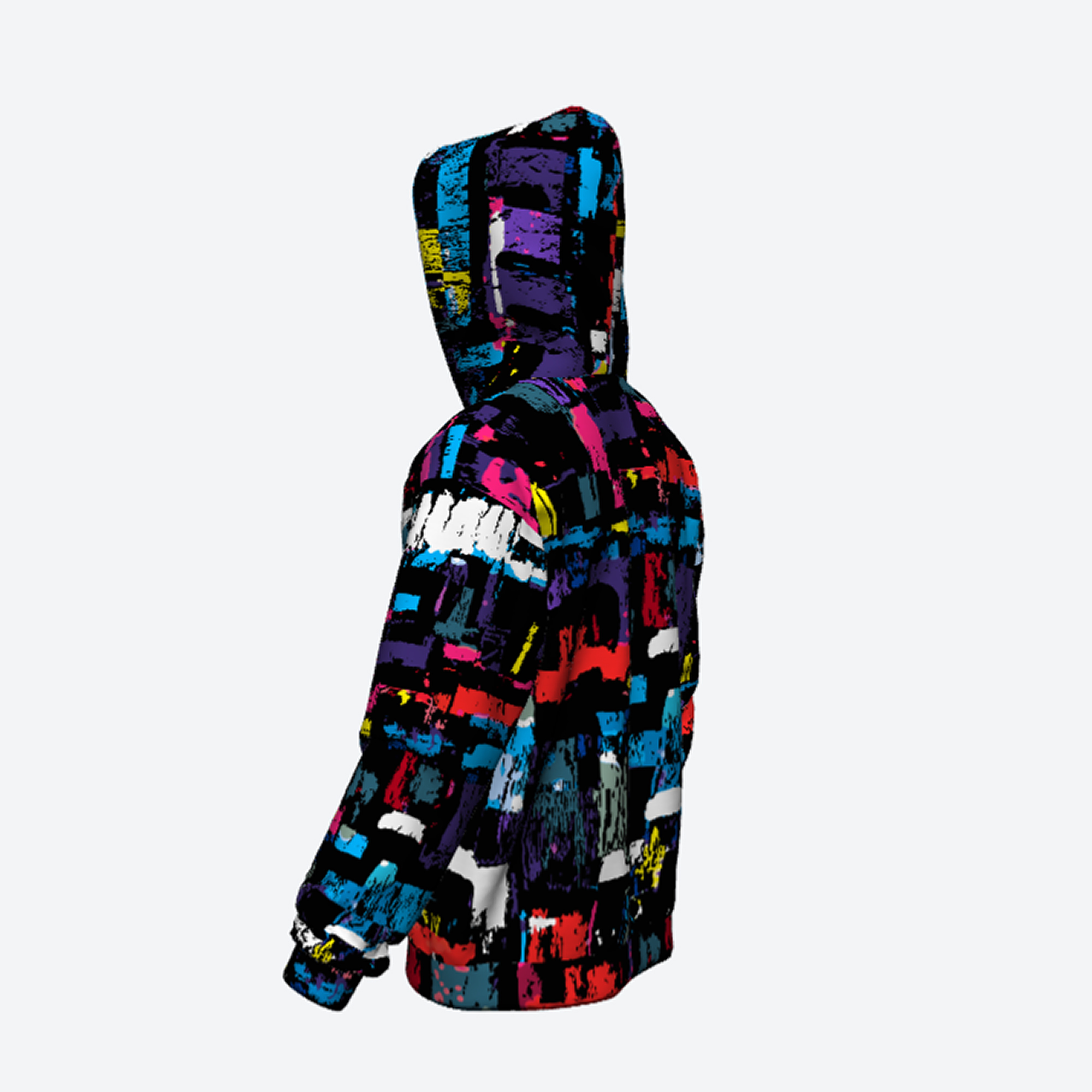 WEIRDO THREE Unisex Art Zipper Hoodie