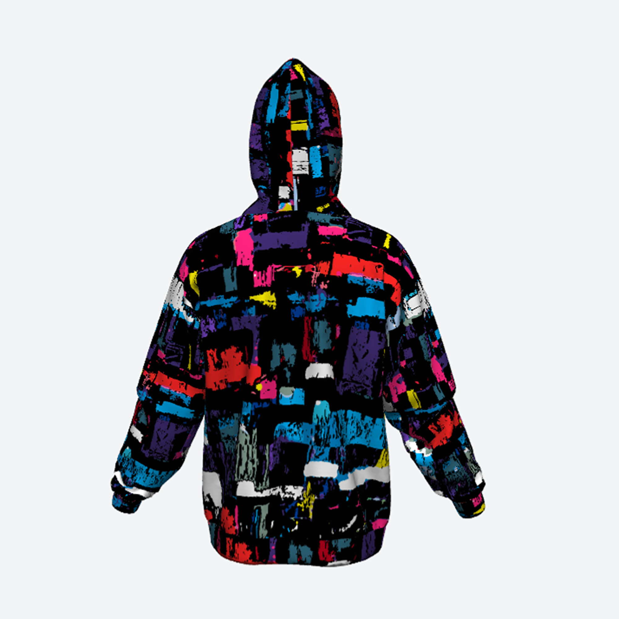 WEIRDO THREE Unisex Art Zipper Hoodie