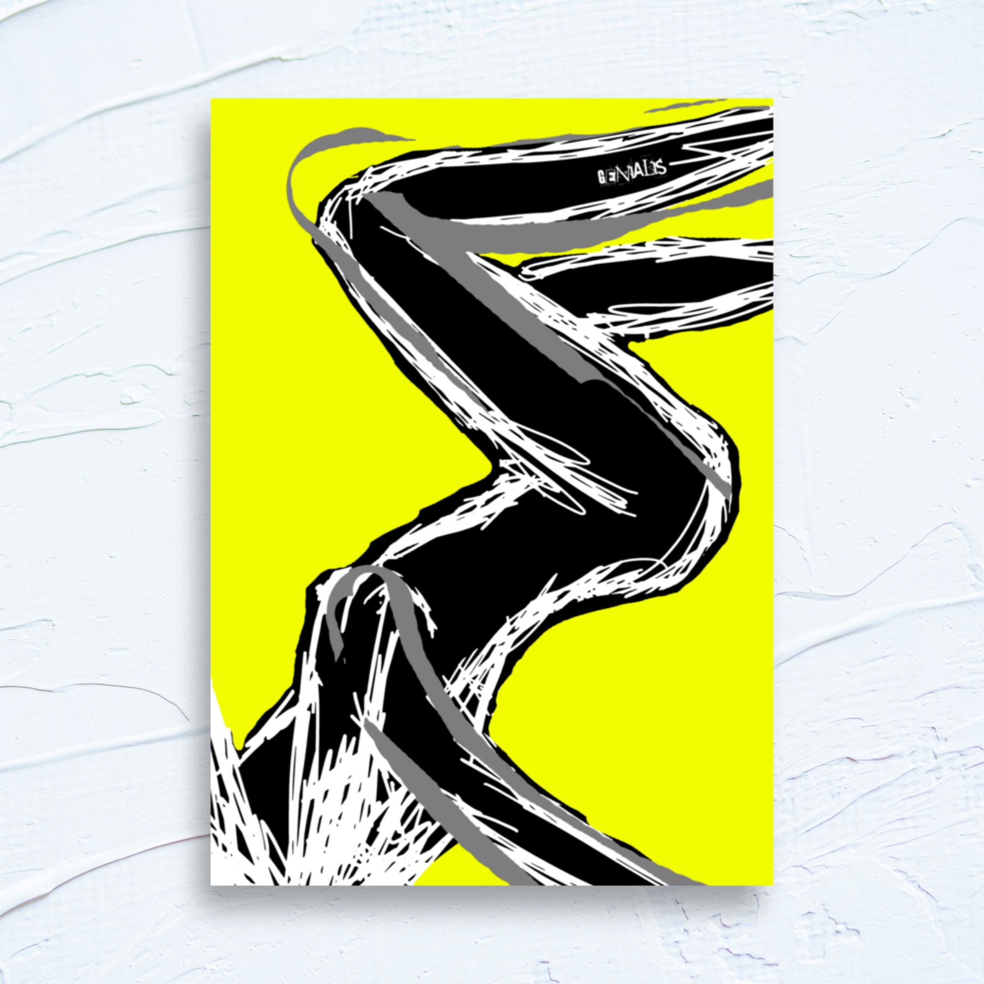 NEON BARE Art Poster