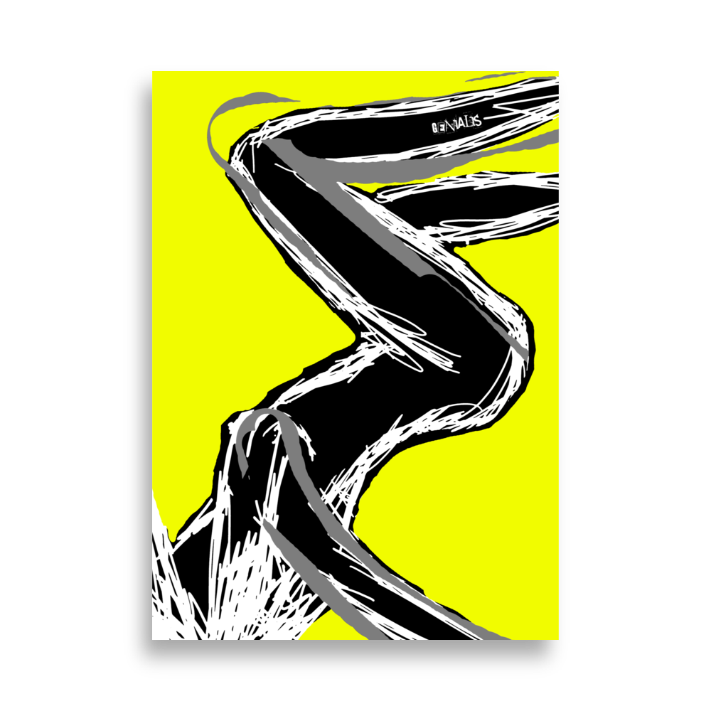 NEON BARE Art Poster