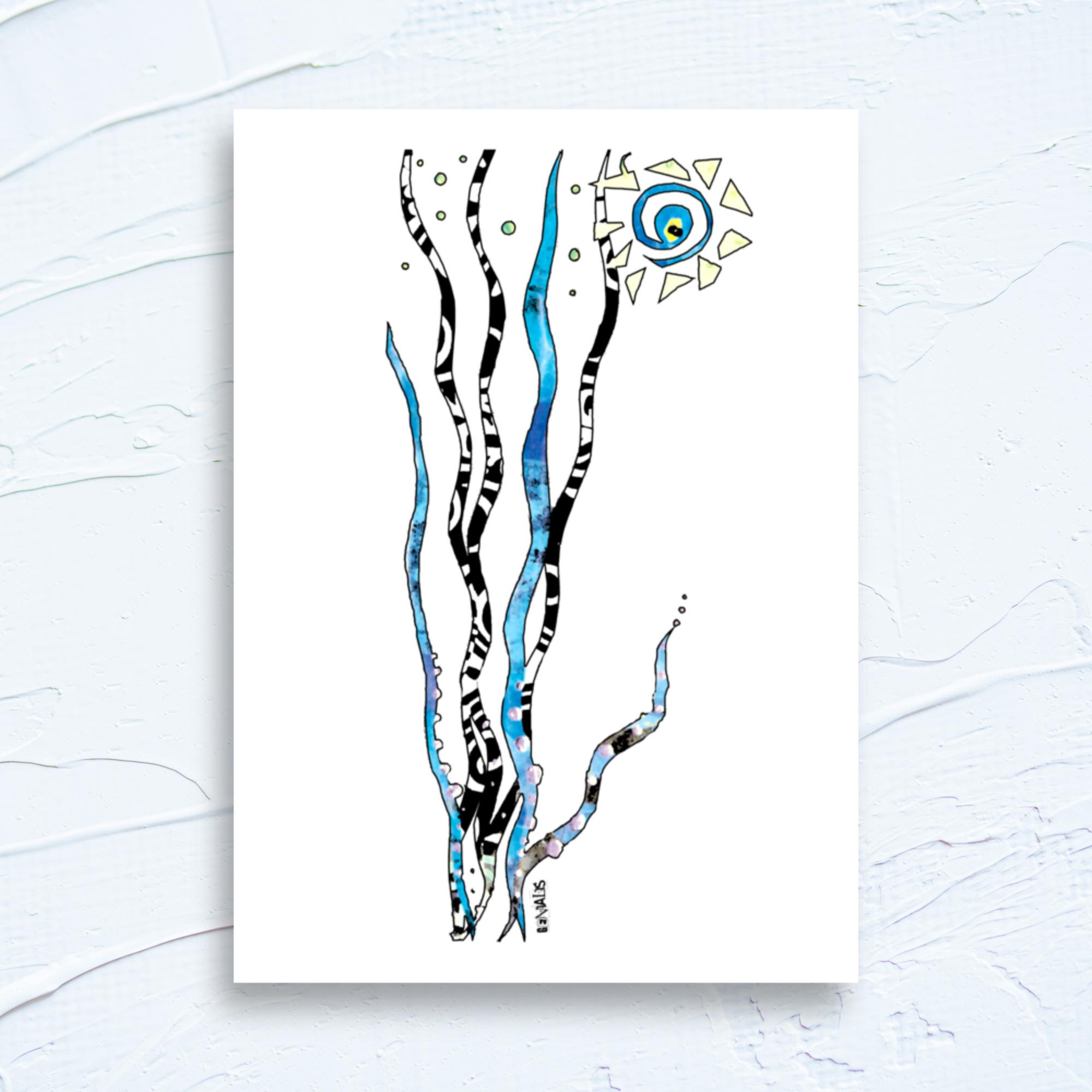 BLUEWOOD Art Poster