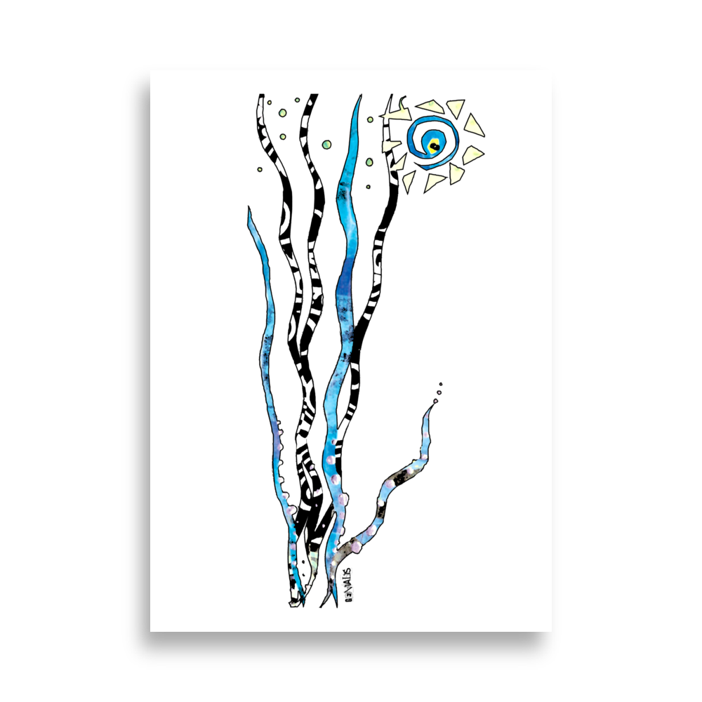 BLUEWOOD Art Poster