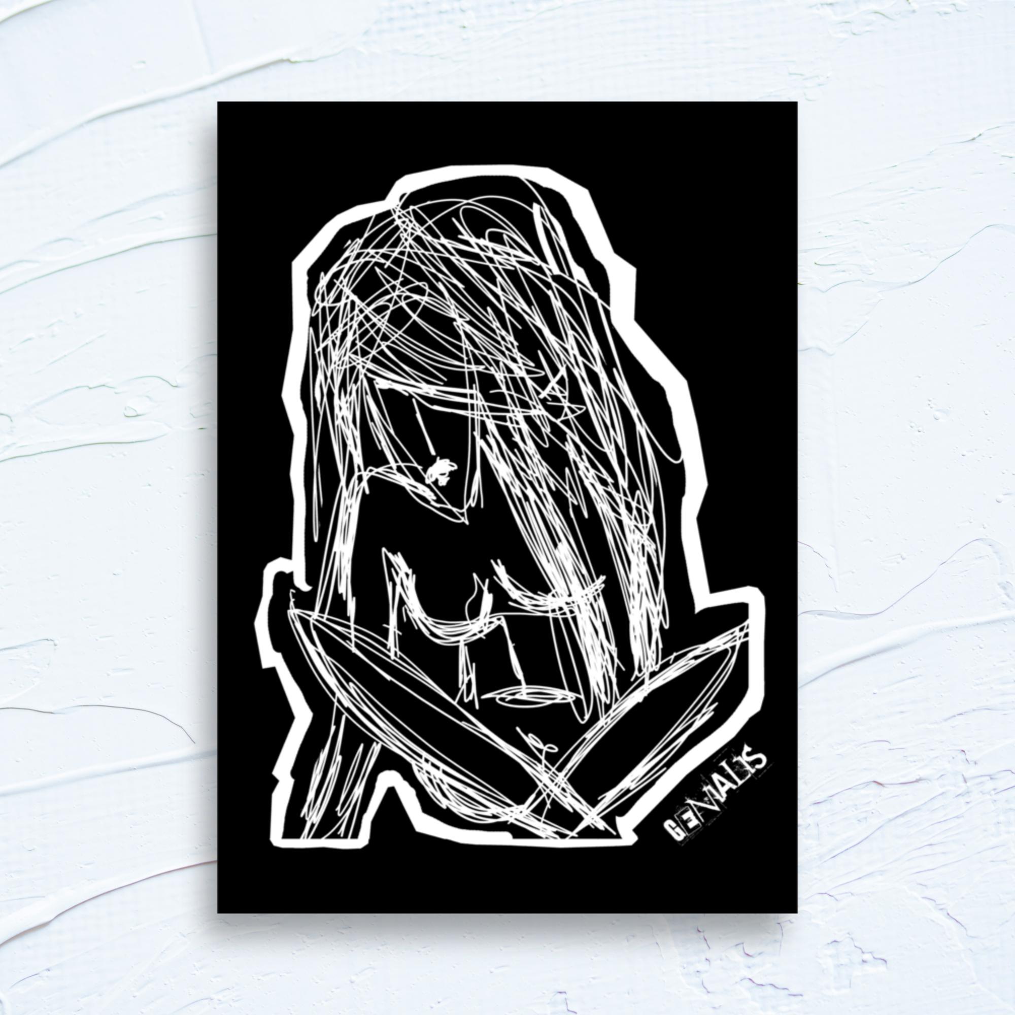 BARE THREE Art Poster