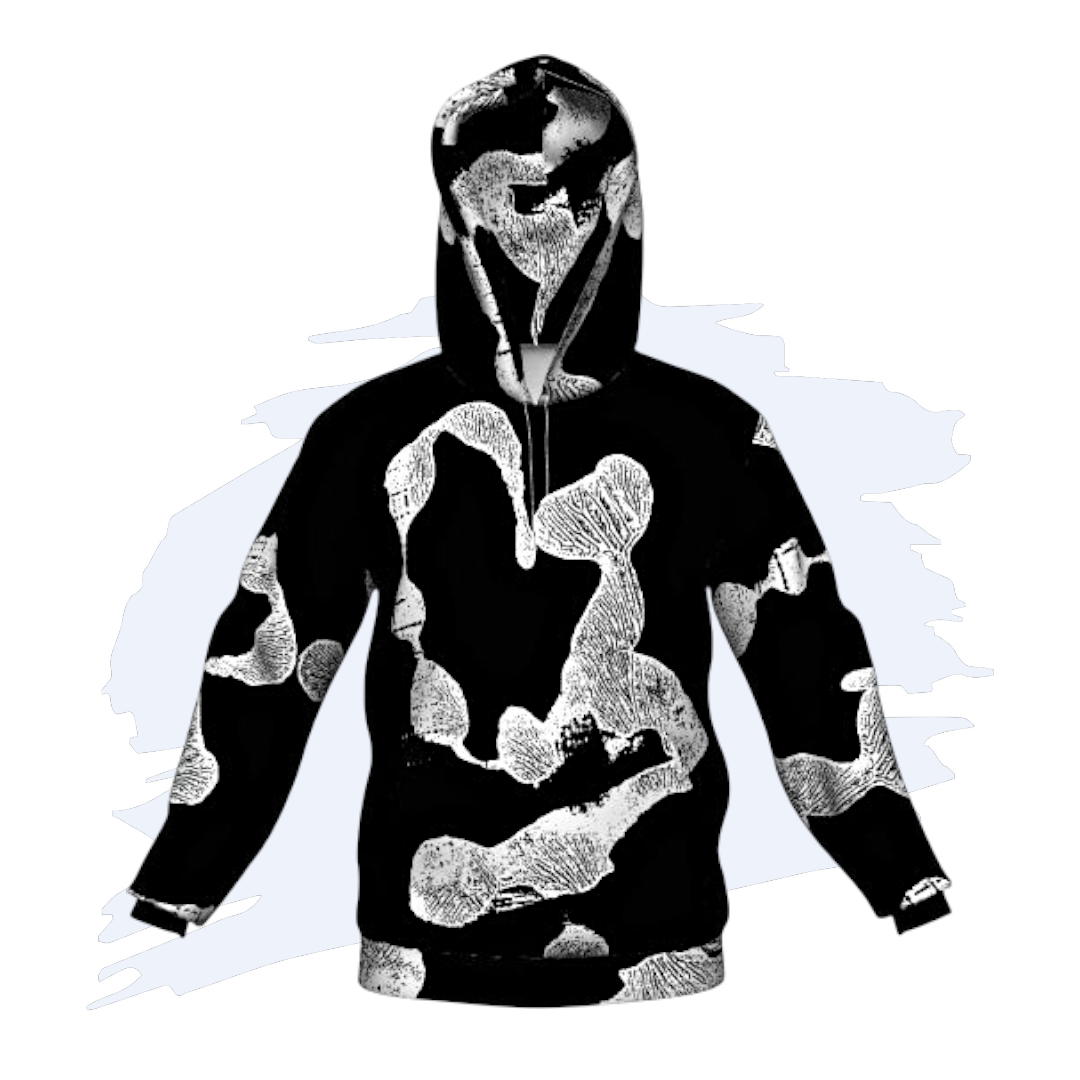 ABSTRACT Unisex Art Hoodie