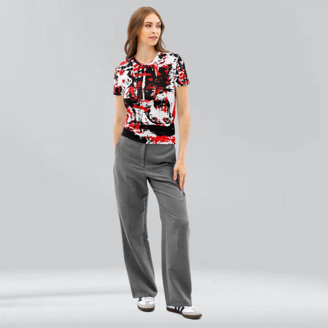 RED WEIRDO Ladies Allover T-Shirt