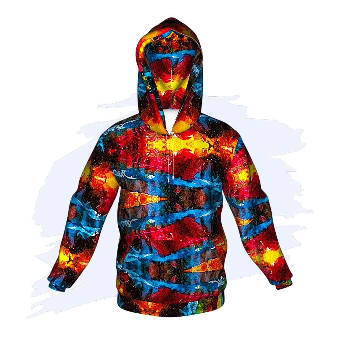 CRYSTAL FIRE Unisex Art Hoodie