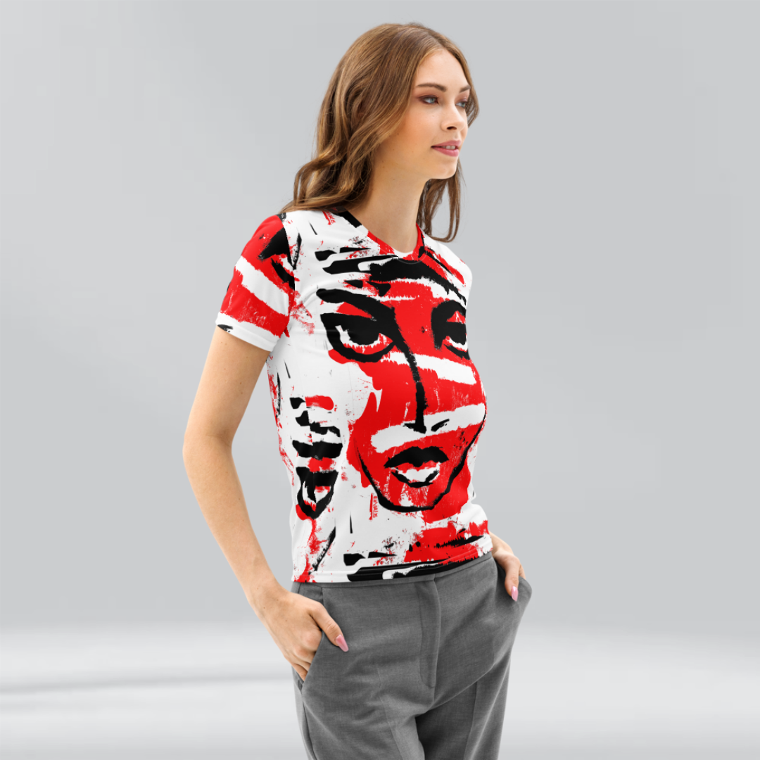 RED RAW Ladies Allover T-Shirt