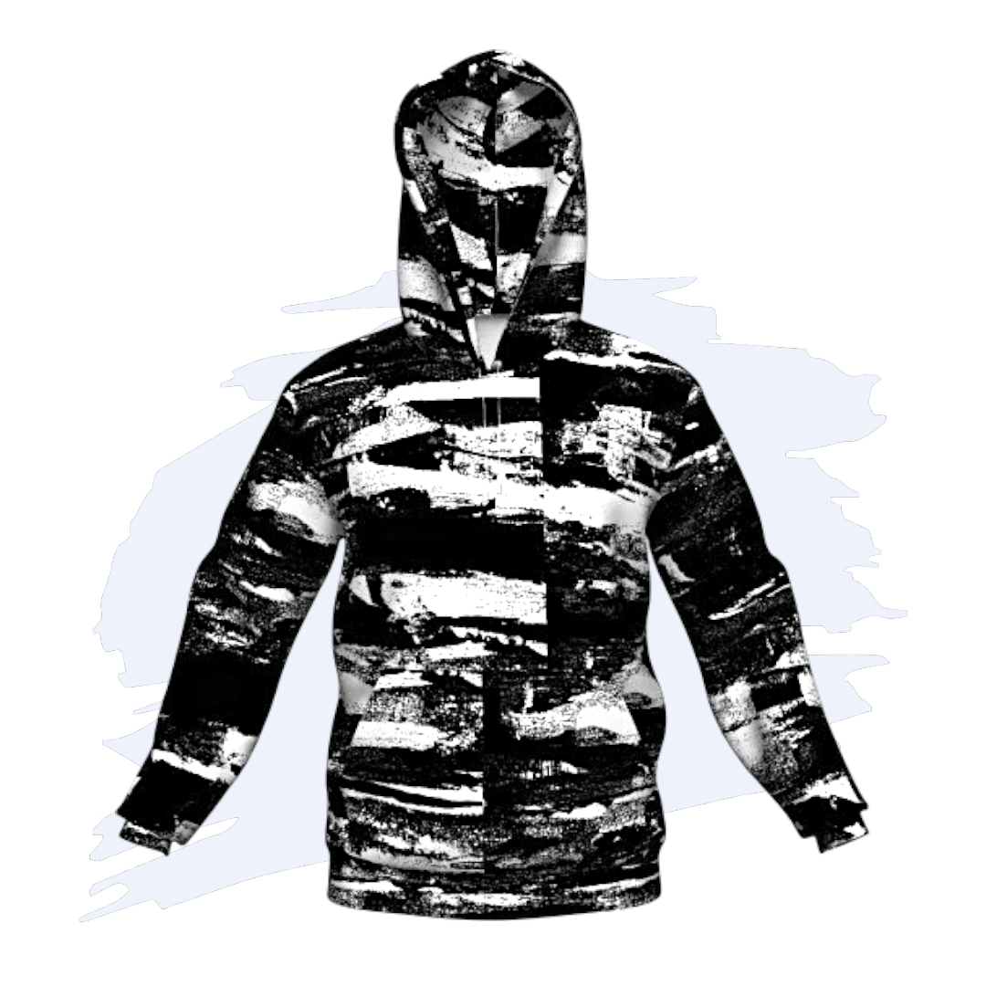 BLACK STEEL Unisex Art Hoodie