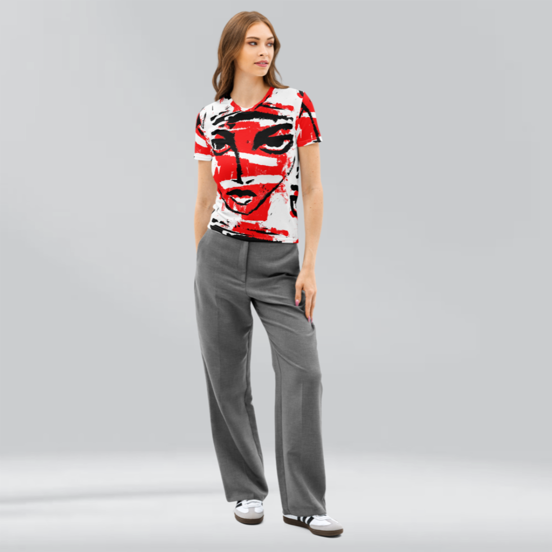RED RAW Ladies Allover T-Shirt
