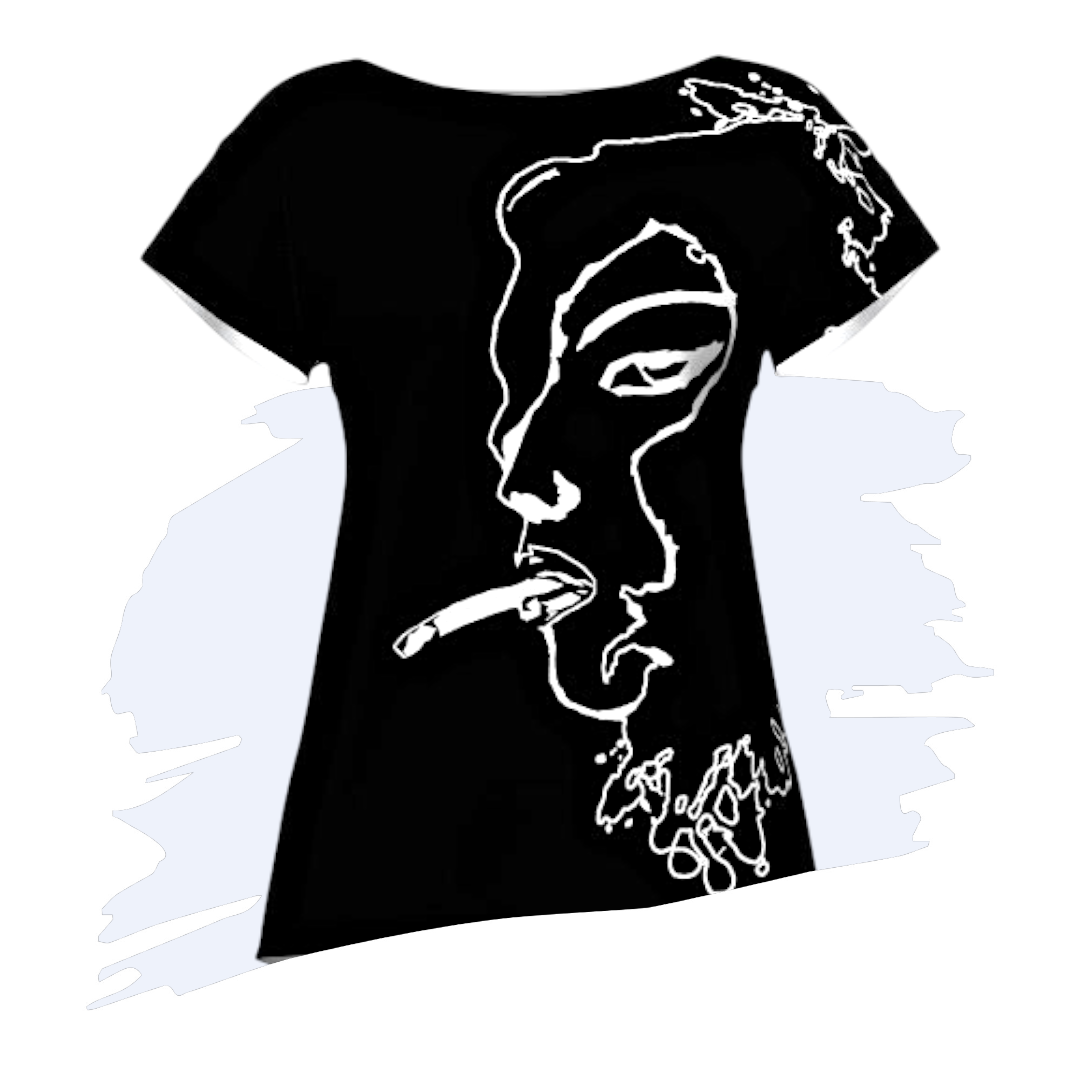 BLACK MANUKA Ladies Art Shirt