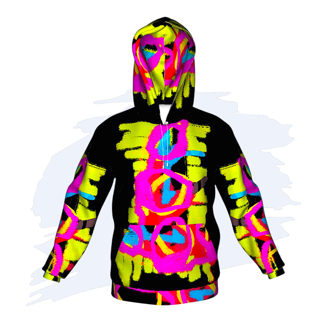 NEON WEIRDO Unisex Art Hoodie