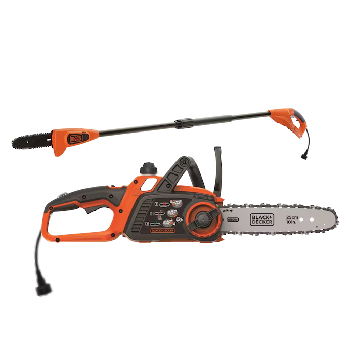 Electric (cord) Chainsaw and Pole Saw Combo