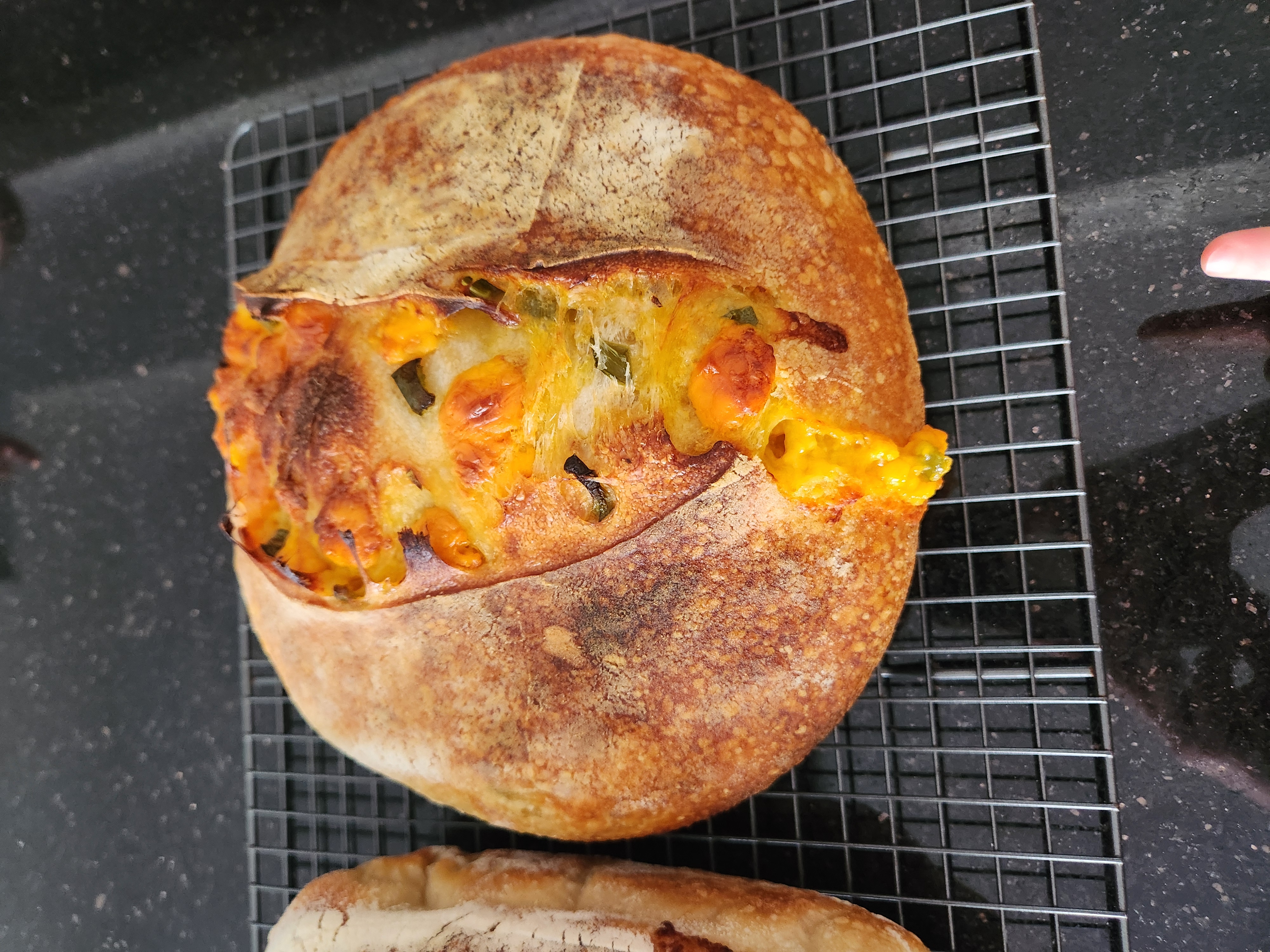 Jalapeño Cheddar Sourdough Loaf