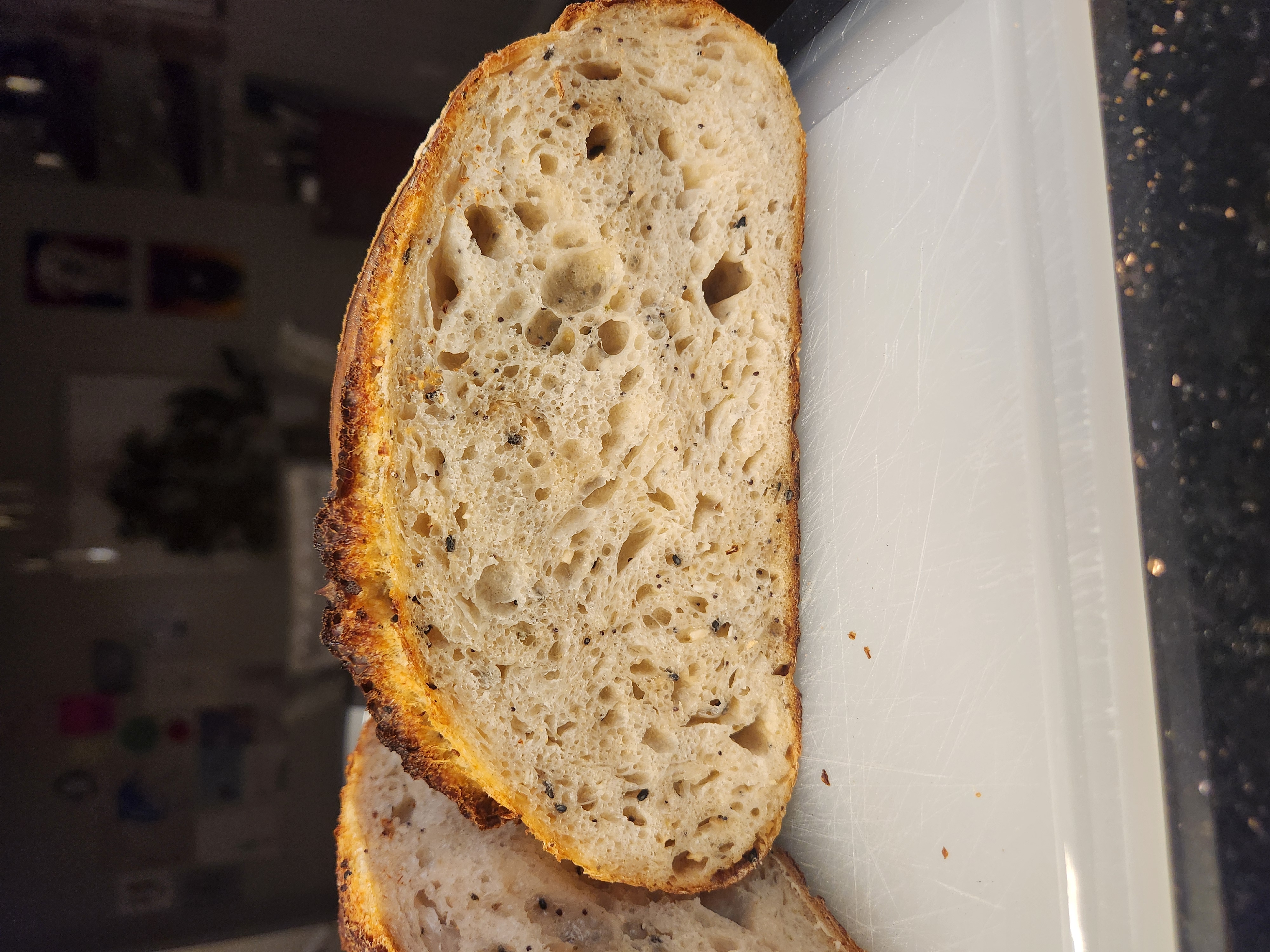 Everything But The Bagel Asiago Sourdough Bread