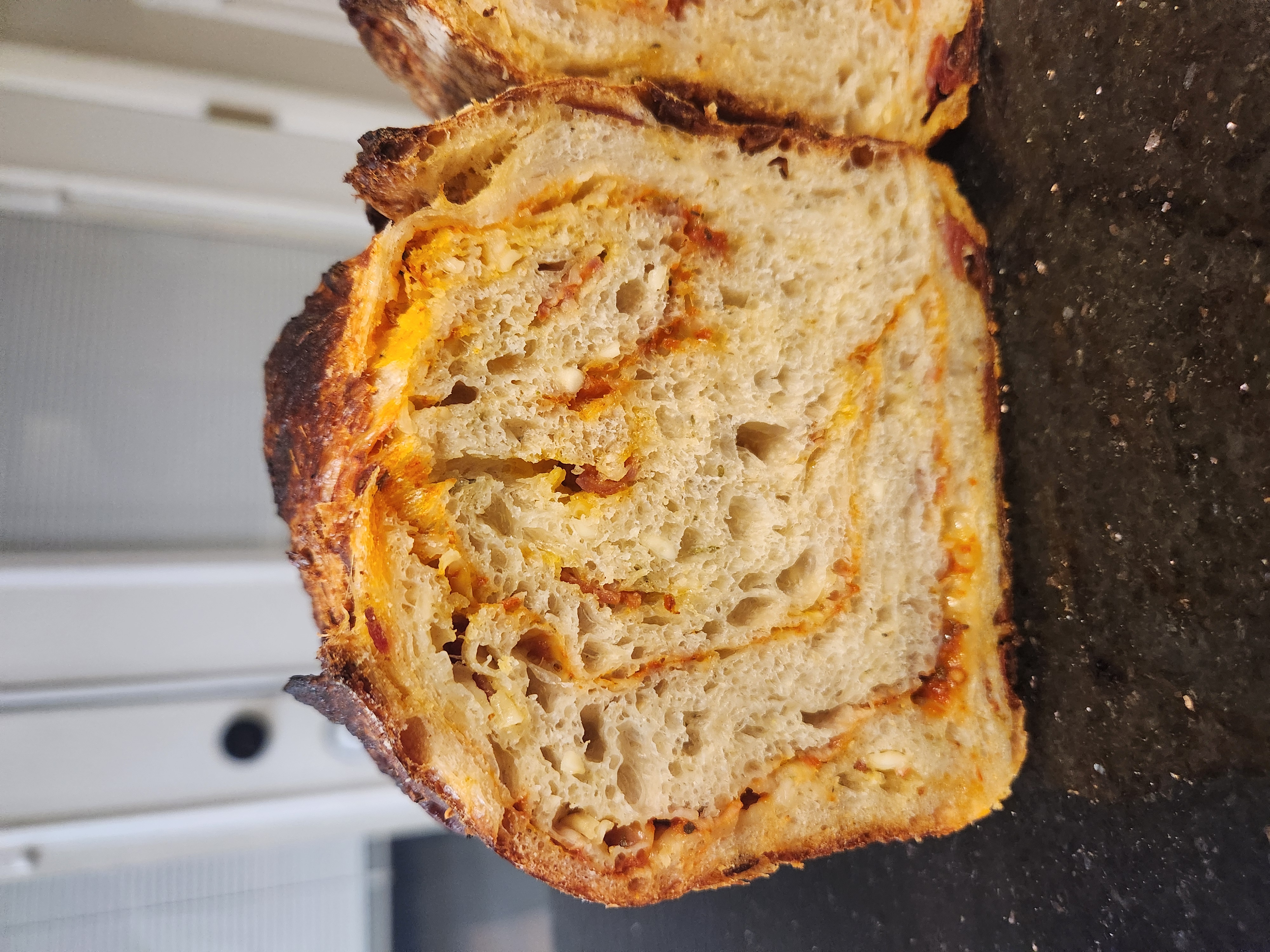 Pepperoni Pizza Sourdough Bread