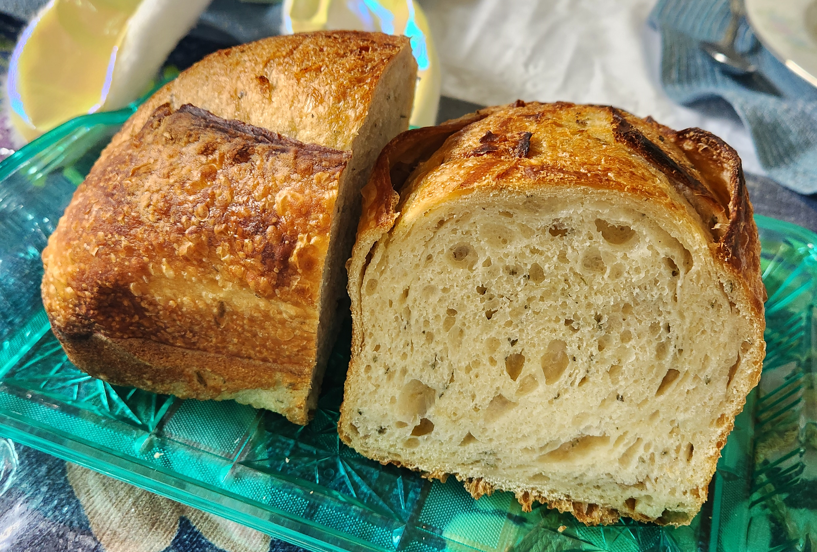 Rosemary Olive Oil Sourdough Bread