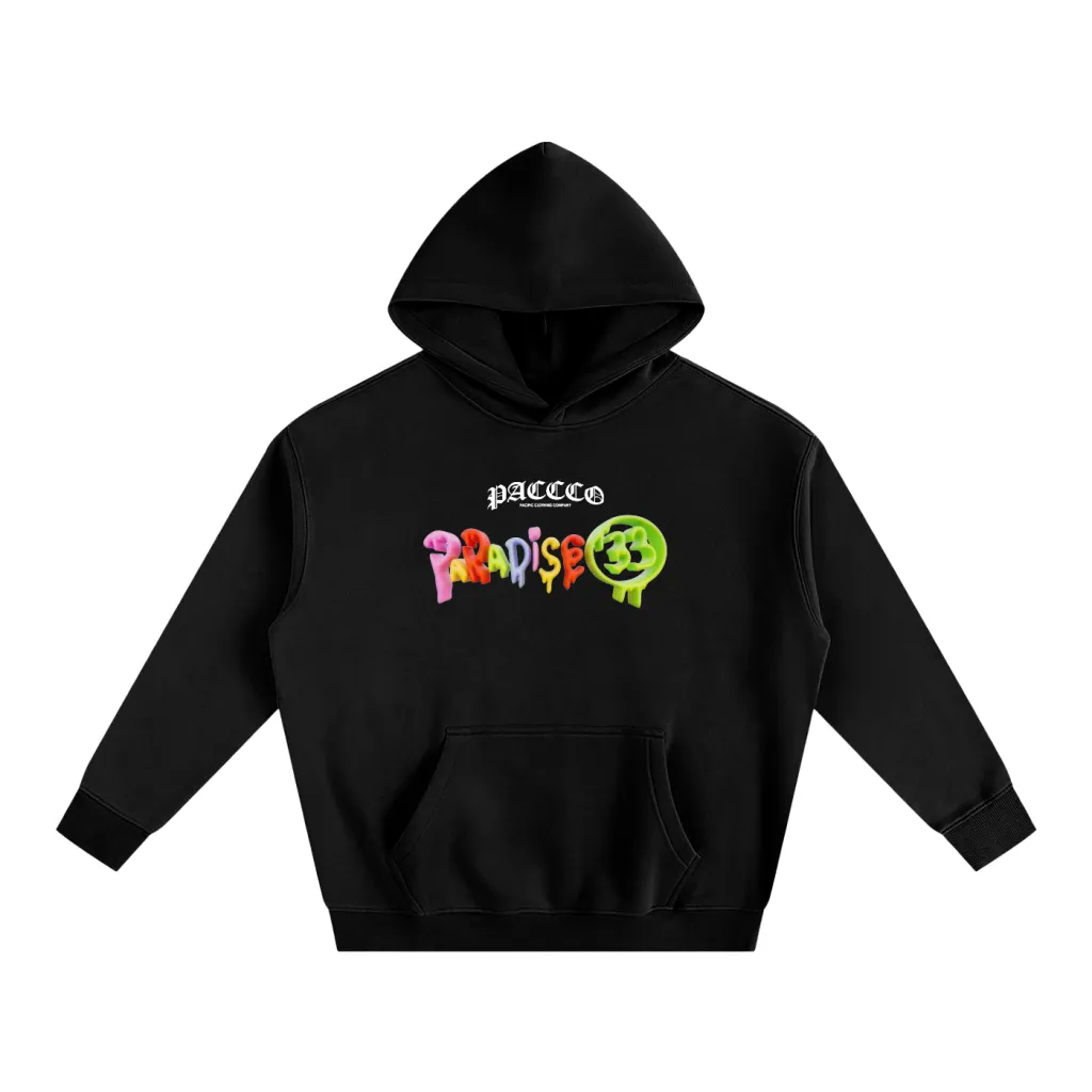 Paradise Tiger - Oversize Fleece Hoodie