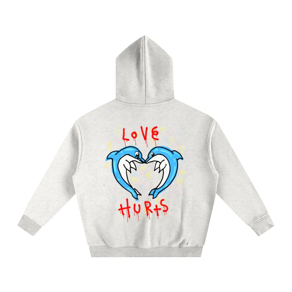 Love Hurts - Oversize Fleece Hoodie