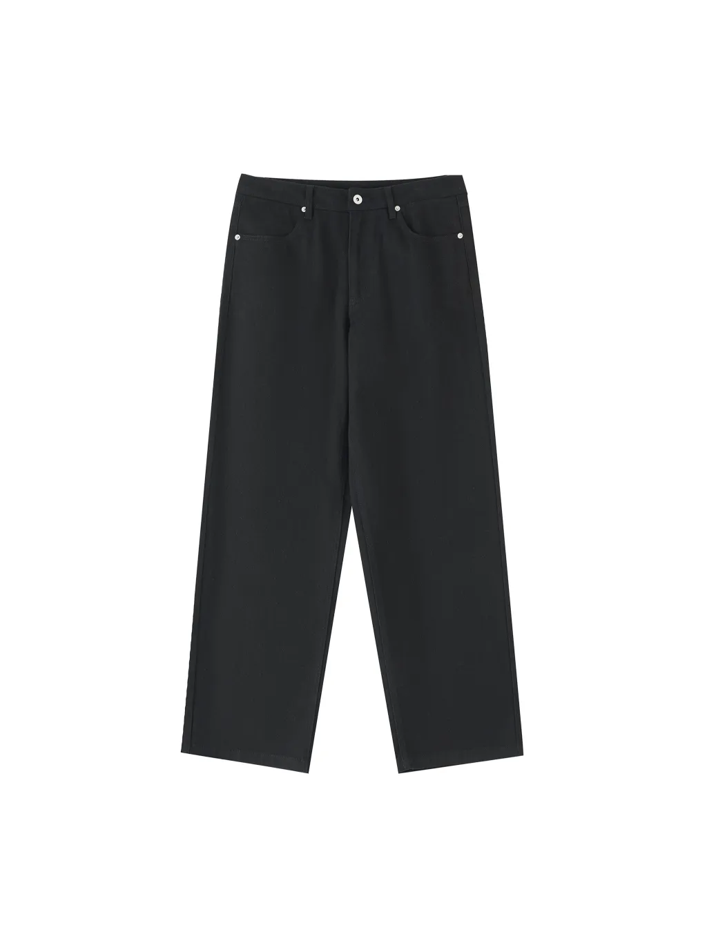 Heavyweight Cotton Straight-Leg Pants
